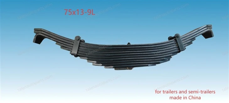 High-quality Leaf Spring Size: 75x13-9L For Trailers And Semi-trailers suppliers